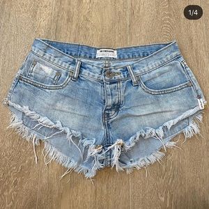 One Teaspoon Denim Shorts